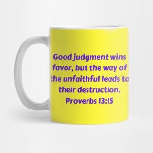 Bible Verse Proverbs 13:15 Mug